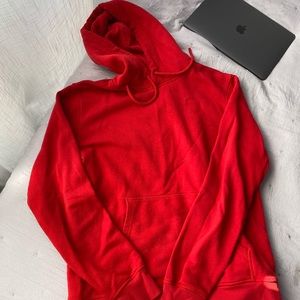 Red hoodie